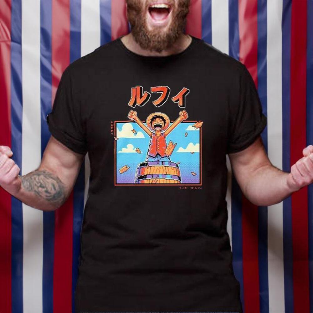 Pixelated King Of The Pirates Yuri Santos Tshirt